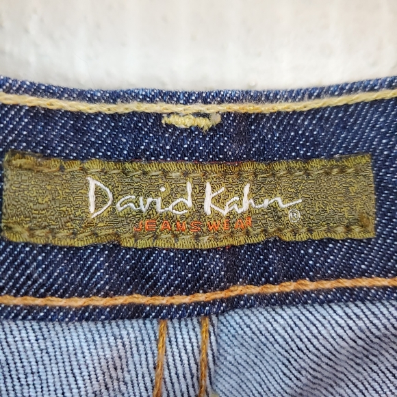 David Kahn Blue Medium Wash Denim Cropped Capris Size 6 - Picture 3 of 5